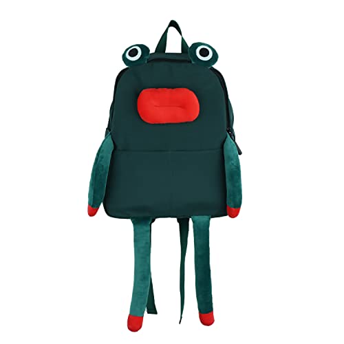 Lanpet Backpack For School Girls/Boys , Unisex 3D Cartoon Frog Design Schoolbag Travel Daypack