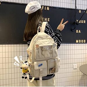 Micjcit College Student Backpack Waterproof And Wear-Resistant Leisure Business Sports Backpack Computer Bag Free Doll