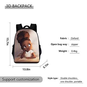 Set school bag/crossbody bag/pen bag three-piece backpack for boys and girls