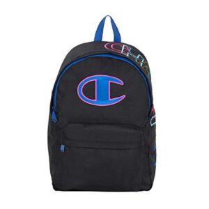 champion men’s backpack, black, one size