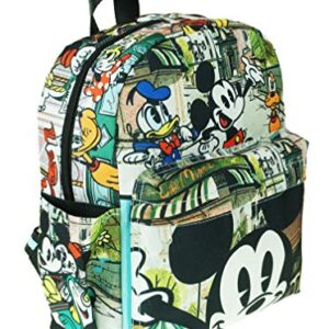 KBNL Mickey Mouse 12inch Deluxe All Over Print Daypack A21376 Medium