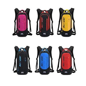 Croogo Bike Backpack Mountain Biking Daypack Water Rucksack Cycling Hiking Skiing Mtb Pack 2L Water Bladder,Yellow-SD-OT04