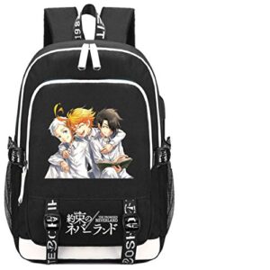 go2cosy anime the promised neverland backpack daypack student bag school bag bookbag shoulder bag