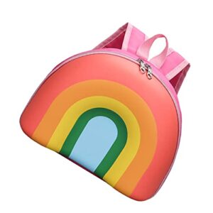 toyvian rainbow backpack kids girl birthday gift shoulder pack toy backpack school bag