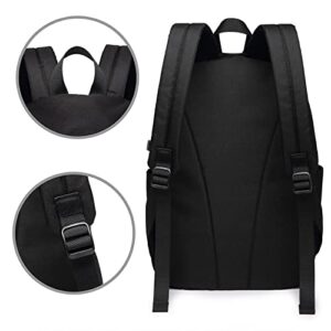 Yesbtx #12 Morant 17 Inch Usb Port Backpack Laptop Travel Backpack Book Bag For Men Women, Black