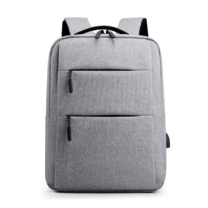smart, usb charging port in laptop backpack,water-repellent design fits 15.6-inch laptop (grey) 1333