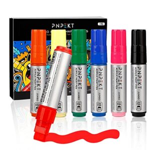 jumbo acrylic paint markers pen,15mm felt tip graffiti markers water based paint pens for wood, rock,plastic and almost all solid surfaces,marker pen set for artists, students, teenagers & adults