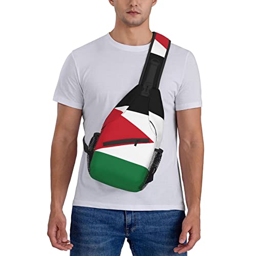 Sling Backpack - Palestine Flag Multipurpose Daypacks For Unisex Young Adult