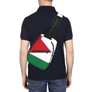 Sling Backpack - Palestine Flag Multipurpose Daypacks For Unisex Young Adult