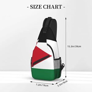 Sling Backpack - Palestine Flag Multipurpose Daypacks For Unisex Young Adult