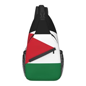 Sling Backpack - Palestine Flag Multipurpose Daypacks For Unisex Young Adult