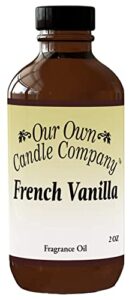 our own candle company fragrance oil, french vanilla, 2 oz