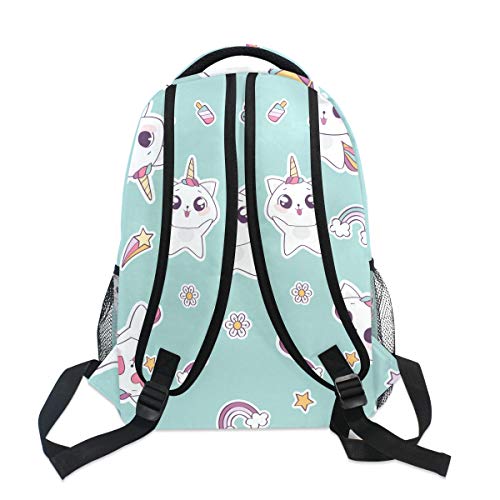 Cute Unicorn Cat Caticorn Backpack Girl Backpacks for School Elementary Cute Bookbags for Girls 3rd 4th 5th Grade