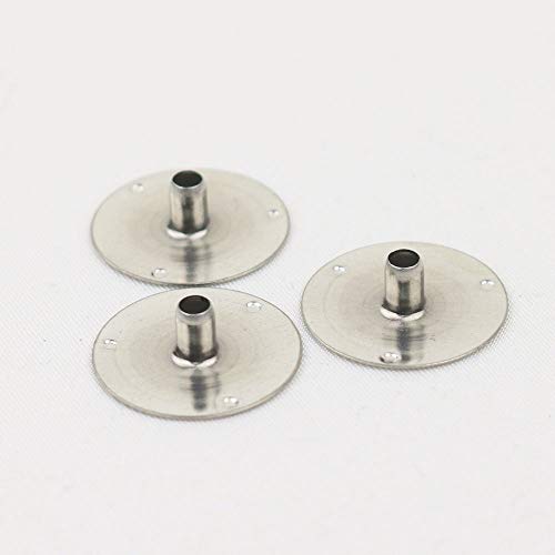 EricX Light 200pcs 20mm Metal Candle Wick Sustainer Tabs,for Candle Making,Candle DIY