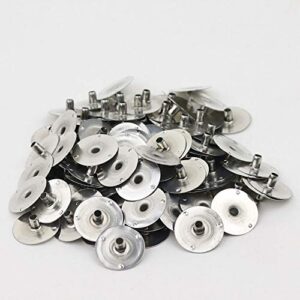 EricX Light 200pcs 20mm Metal Candle Wick Sustainer Tabs,for Candle Making,Candle DIY