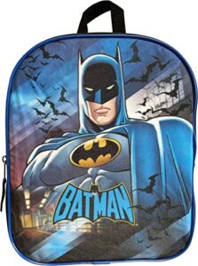 batman 11″ mini backpack (black-blue)