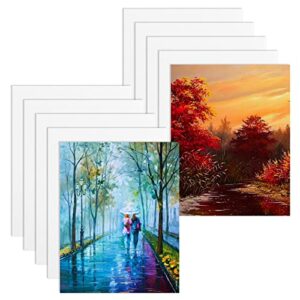 Sublimation Blanks Products for 8x10 Picture Frame, 15Pcs Double-Sided Sublimation Blanks Canvas for DIY Halloween Christmas Photos, Decorative Canvas Pads Sublimation Supplies