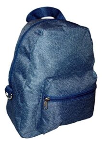 small mini 11 inch fashion backpack purse travel (denim blue)