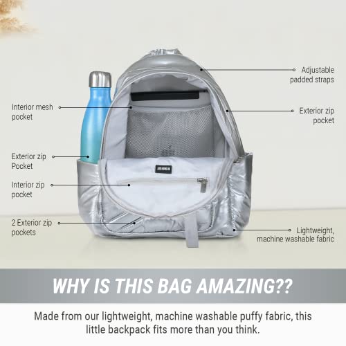 Go Dash Dot Mini Maya Backpack Silver