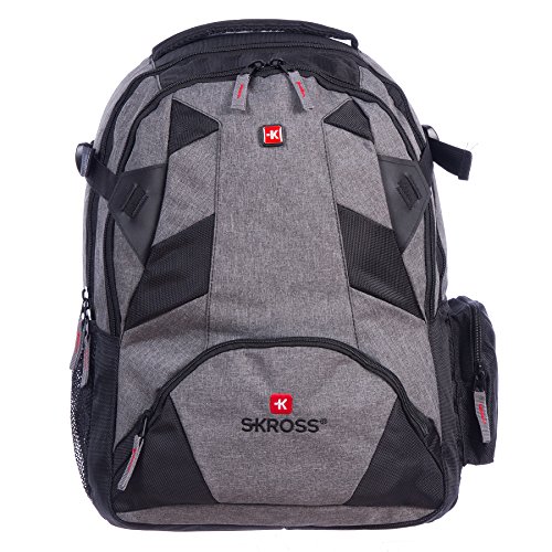 New Black Computer Backpack / Laptop Organizer S-Kross By Swiss Travel Products