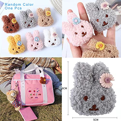 HEHELIFE Heart Kawaii Bag with Kawaii Wallet & Rabbit Pin Doll,ITA Japanese School Bag Kawaii shoulder bag for Women laptop bag Kawaii Backpack Girls