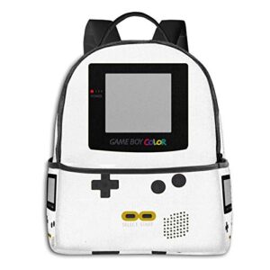 gameboy color pullover hoodie student school bag school cycling leisure travel camping outdoor backpack