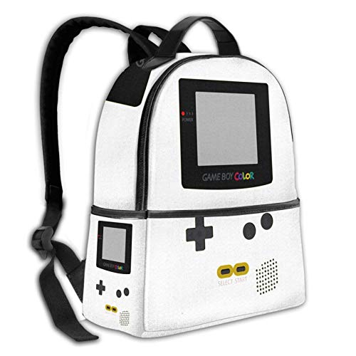 Gameboy Color Pullover Hoodie Student School Bag School Cycling Leisure Travel Camping Outdoor Backpack