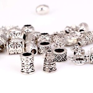 Incredible art 100-Piece Bali Style Jewelry Making Metal Bead Caps Deluxe New Mix, Silver