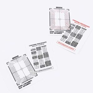 The Center Tool Card Grading - Centering Tool New 2022 Includes 2X Card Centering Tool and 2X Centering Guide (Card)