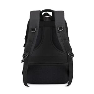 Laptop backpack Anti-theft with USB charger, 15 inch , waterproof, comfortable, elegant, Black