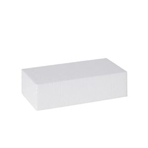 6 Pack Foam Blocks for Crafts, Polystyrene Brick Rectangles for DIY, Packing, Centerpieces (8 x 4 x 2 in)