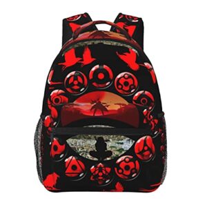 itachi backpack anime casual versatile multi pocket backpack 16″