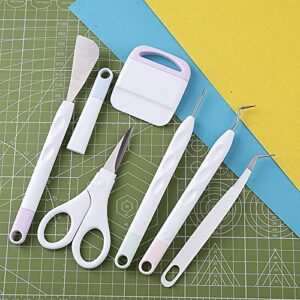 13 Pcs Vinyl Weeding Tools Stainless Steel Plotter Accessories HTV, Precision Carving Craft Hobby Knife Kit +1 Piece Storage Bag, Silhouettes, Cameos, DIY Art Work Cutting,Scrapbook