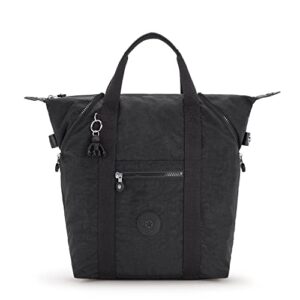 kipling art tote 15″ laptop backpack black noir