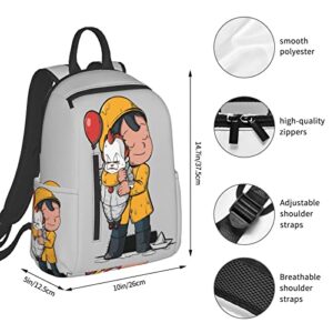 Business Unisex Durable Laptops Backpacks Work Cartoon Bookbags College School Computer Bag Gifts for Men/Women Girls