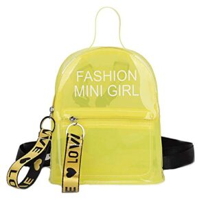 mini backpack purse stadium approved women transparent handbag shoulder bag
