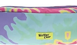 Western Chief Multi Compartment Backpack Bundle with Lunch Box and Pencil Pouch for Boys and Girls, Tie Dye, Medium