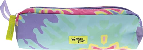 Western Chief Multi Compartment Backpack Bundle with Lunch Box and Pencil Pouch for Boys and Girls, Tie Dye, Medium