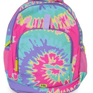 Western Chief Multi Compartment Backpack Bundle with Lunch Box and Pencil Pouch for Boys and Girls, Tie Dye, Medium