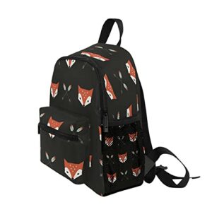 senya Fox and Arrows Kids Backpack with Chest Clip, Toddler Schoolbag Preschool Bag for Girls Boys