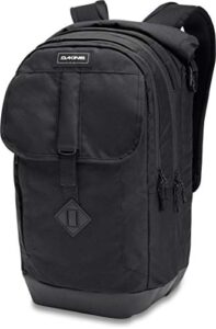 dakine mission surf dlx wet/dry 32l backpack, black, one size