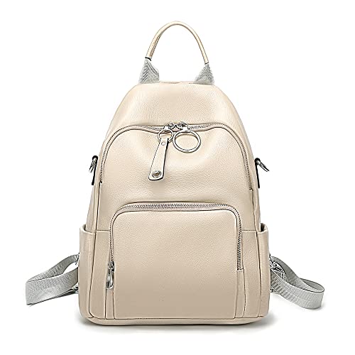 zency Leather Backpack BEIGE ZCB1845