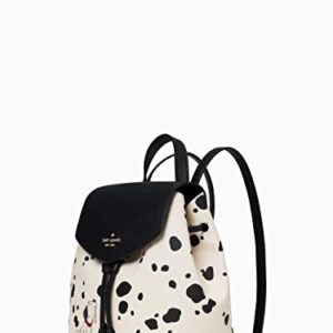 Kate Spade New York Lizzie Medium Flap Backpack (Parchment Puppy)