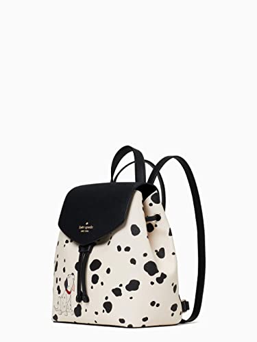 Kate Spade New York Lizzie Medium Flap Backpack (Parchment Puppy)