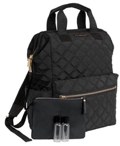 joan & david diamond quilted frame backpack