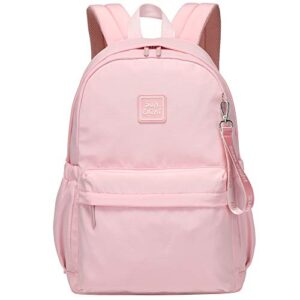 caran·y kids backpack girls and boys classic school backpack light weight two size multi-pocket pink