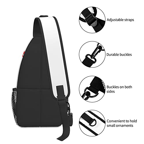 Baseball Sling Bag Chest Bag Sport Baseball Crossbody Bags For Mens Womens