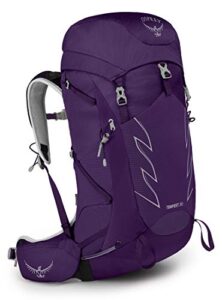 osprey tempest 30 women’s hiking backpack , violac purple, medium/large