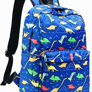 CAMTOP Preschool Backpack for Kids Boys Toddler Backpack Kindergarten School Bookbags (Cute Dinosaur-Dark Blue)