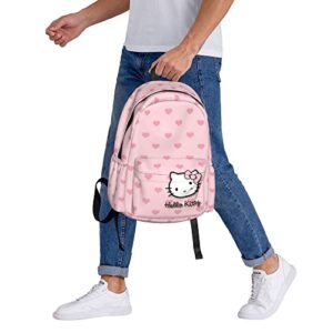 Travel Backpack, Notebook Laptop Bags For Men Women Weekend Outings Accessories For Trip Book Bag Travel Hiking Camping Work Cartoon Pink Cute Cat 4